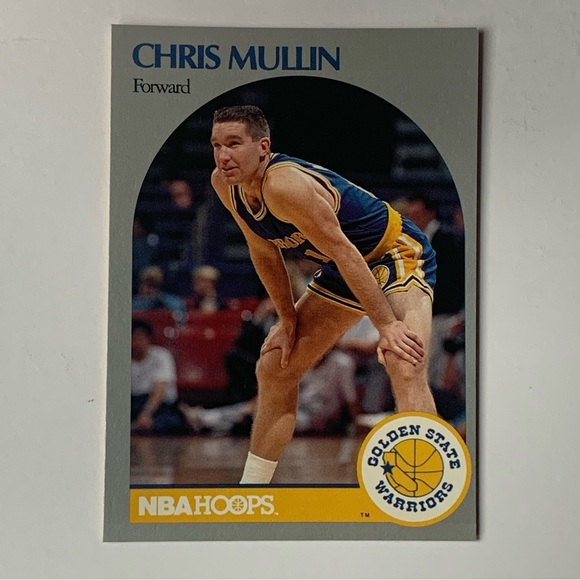 1990 NBA HOOPS Golden State Warriors Chris Mullin #116